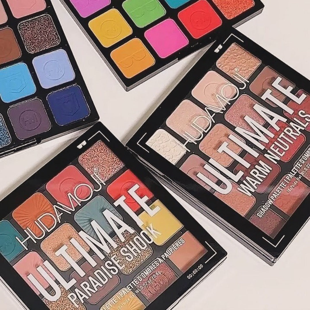 Hudamoji - 16 Color Matte & Shimmer Eyeshadow Palette