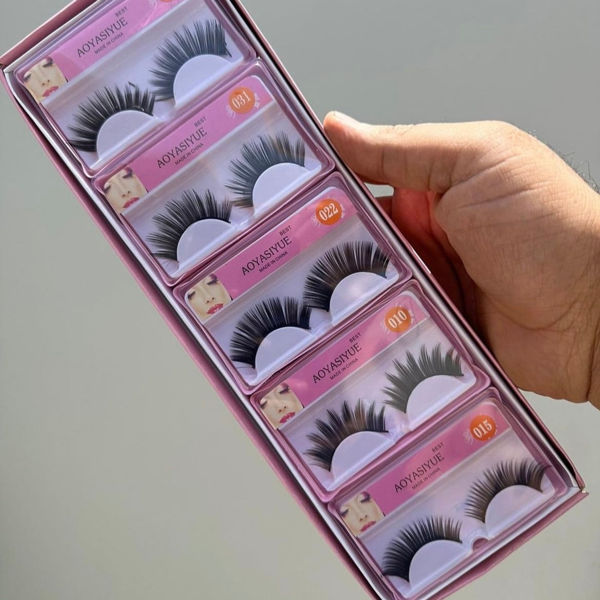 1 Pair Natural Soft Fluffy False Eye Lashes