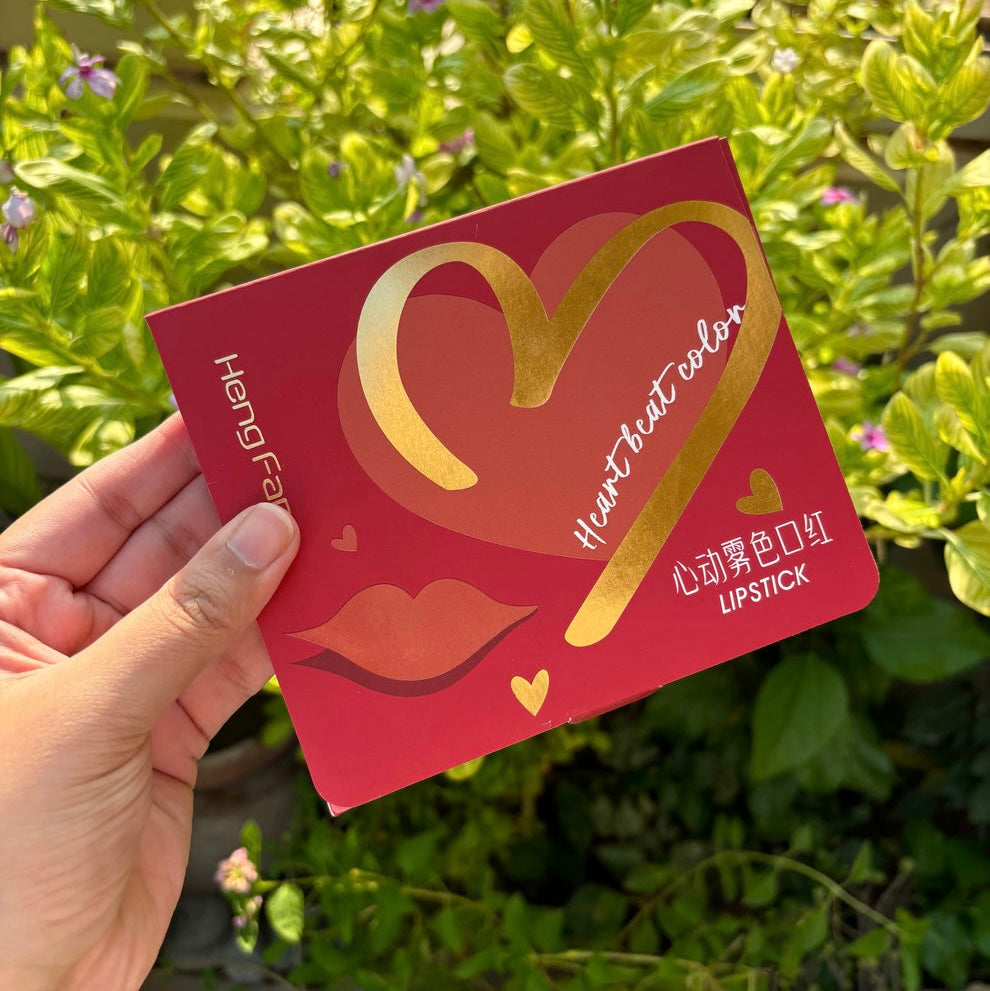 Heng Fang - Heart Velvet Matte Lipstick Set of 6