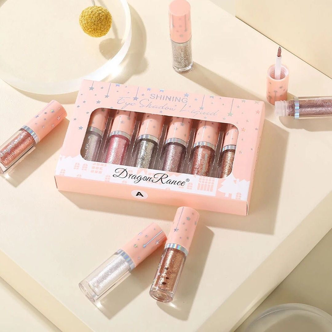Dragon Ranee - Pearl Liquid Eyeshdaow Set of 6