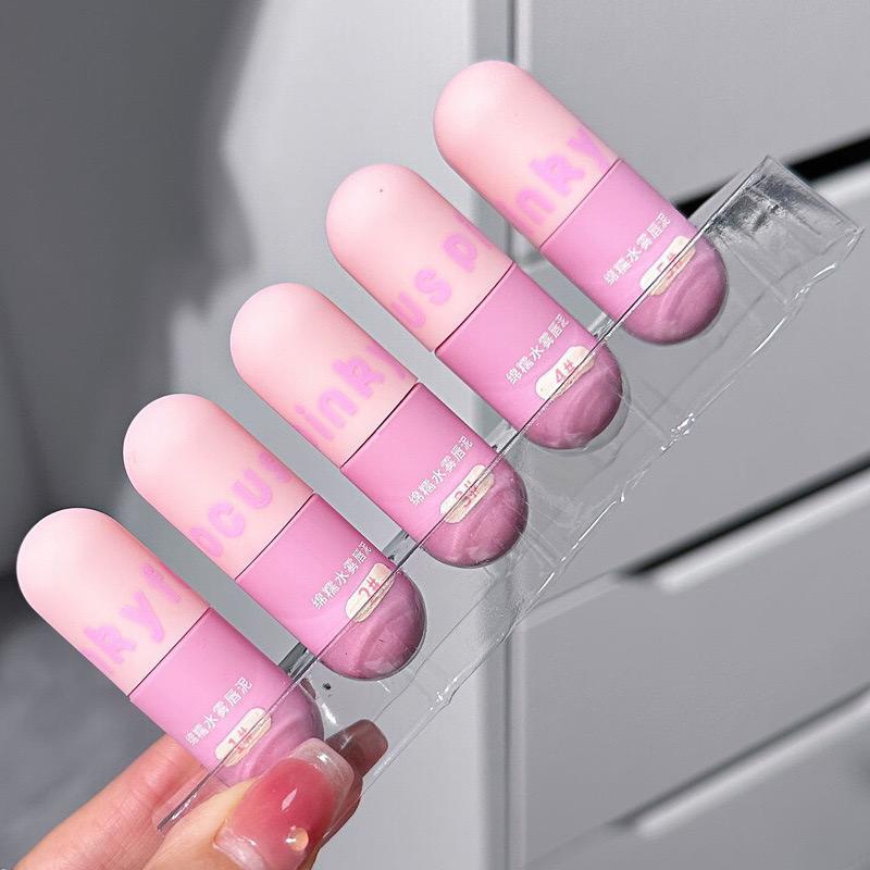 Pinky Focus - Capsule Matte Lip Gloss Set of 5