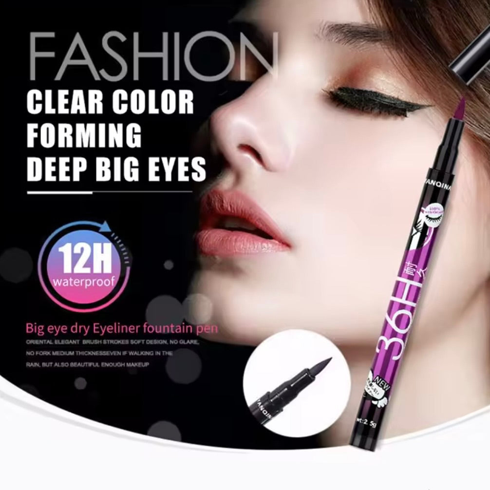 Yanqina - Professional 36H Bold Black Eye Liner