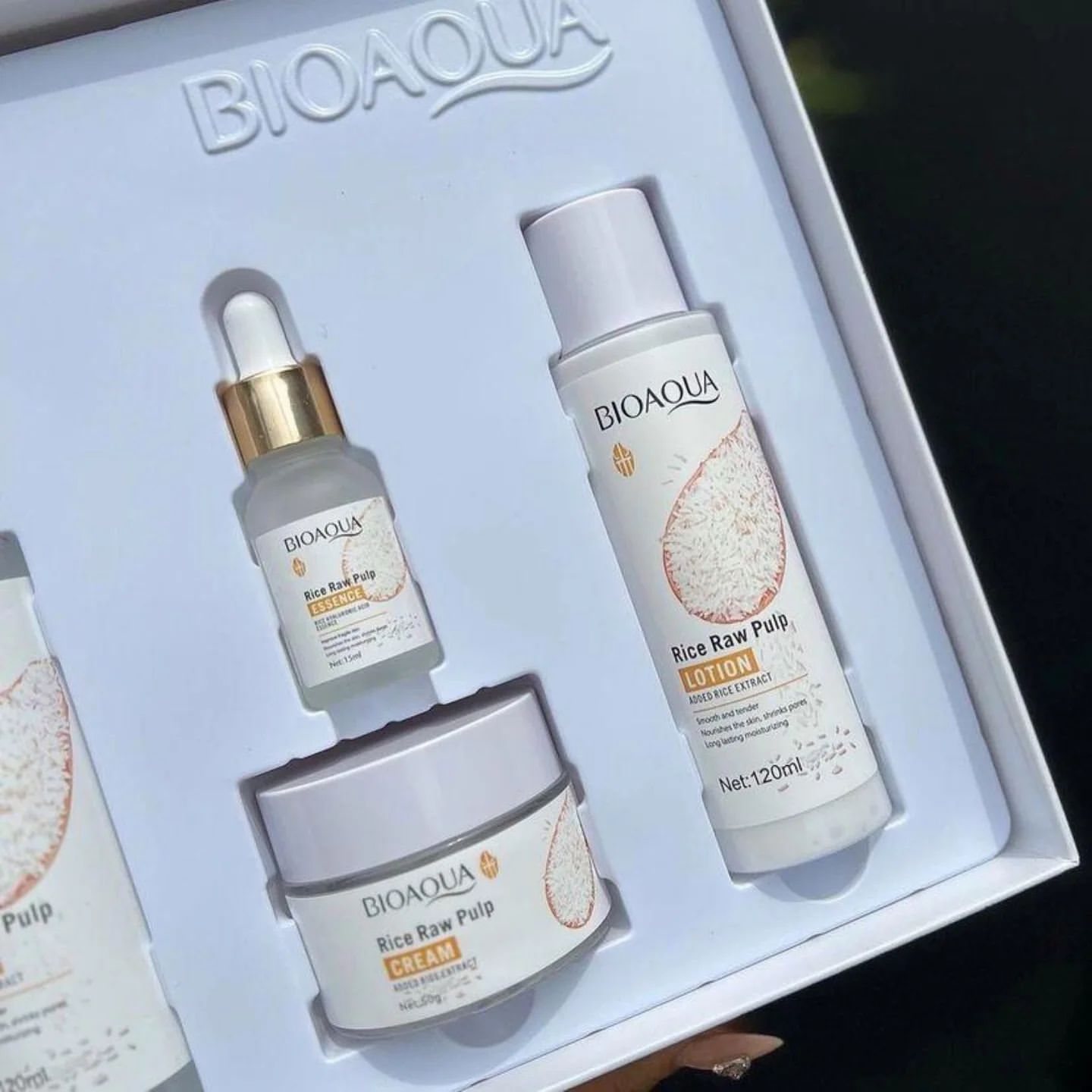 Bioaqua - 6 Step Rice Raw Pulp Facial Skin Care Set