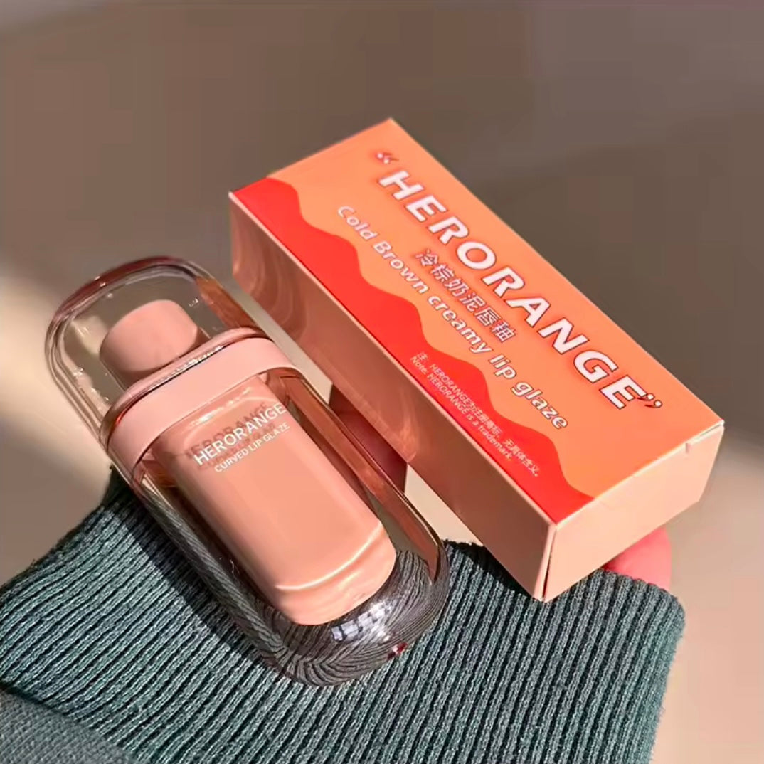 HERORANGE - Cold Brown Milk Mud Lip Gloss Set of 4