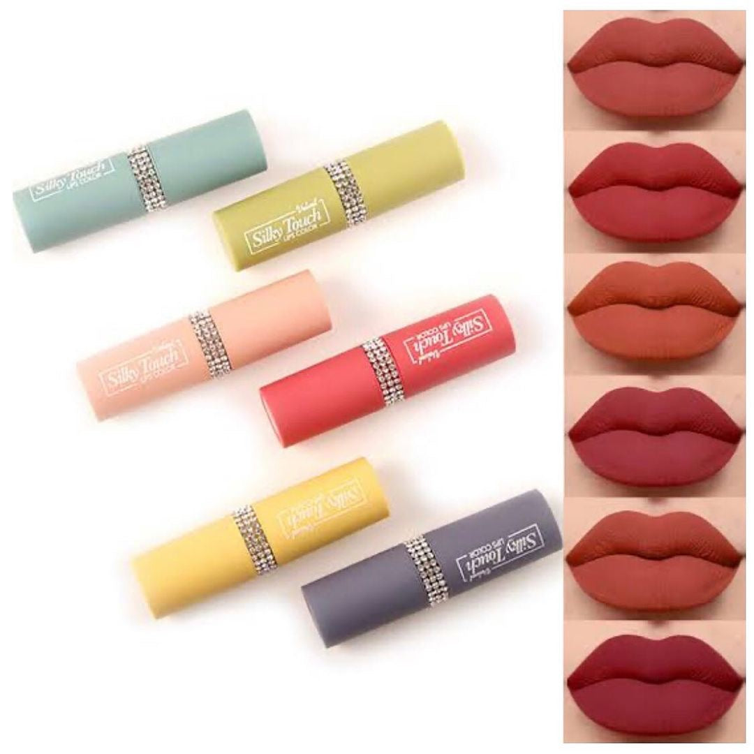 Heng Fang - 6pcs Diamond Matte Lipstick Set