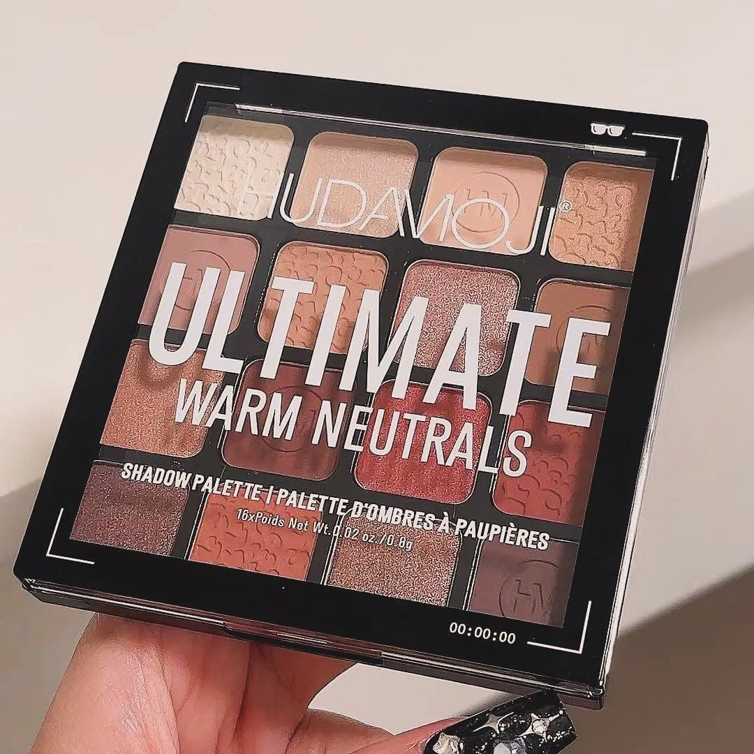 Hudamoji - 16 Color Matte & Shimmer Eyeshadow Palette