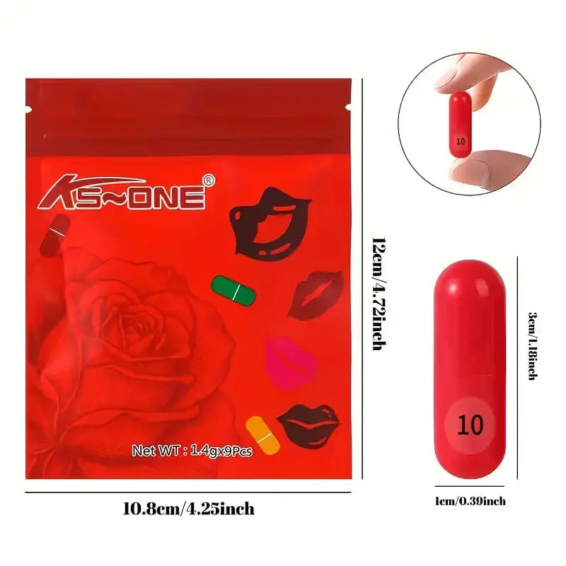 Ks-One - 9pcs Mini Capsule Matte Lipstick