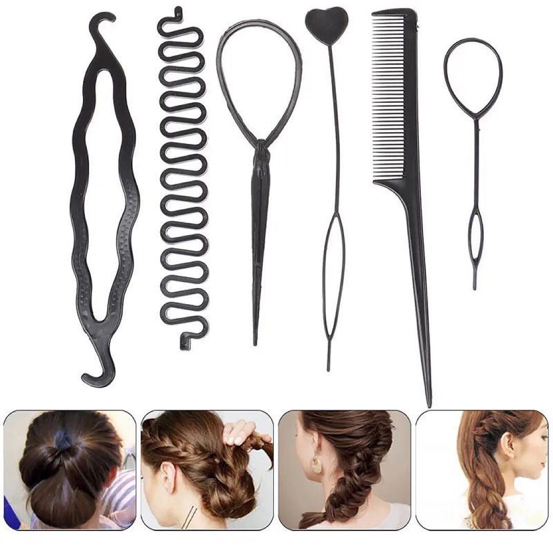 6pcs Hairstyle Braiding Tools