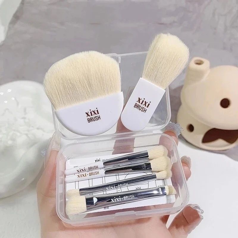 Kawaii Mini Travel Soft Makeup Brushes Set of 6