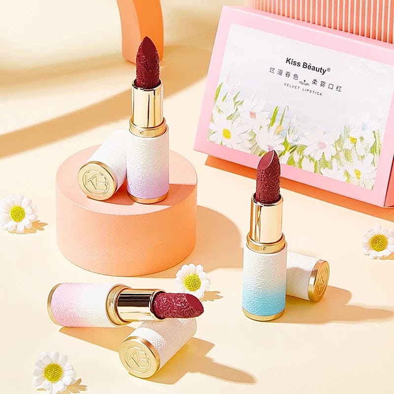 Kiss Beauty - Fancy Matte Lipstick Set of 3