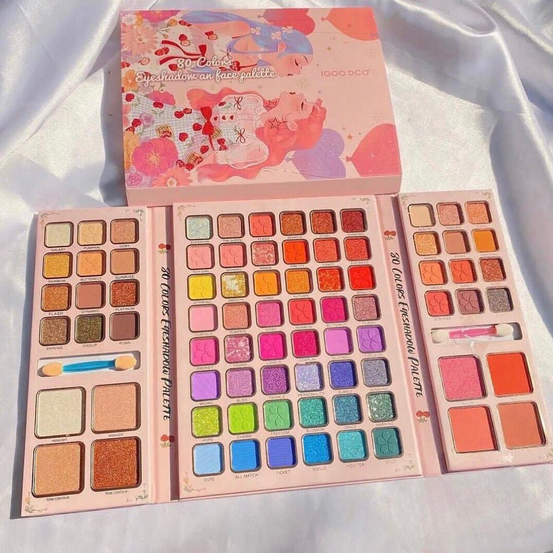 IGOODCO - 80 Colors Pearlescent Makeup Palette