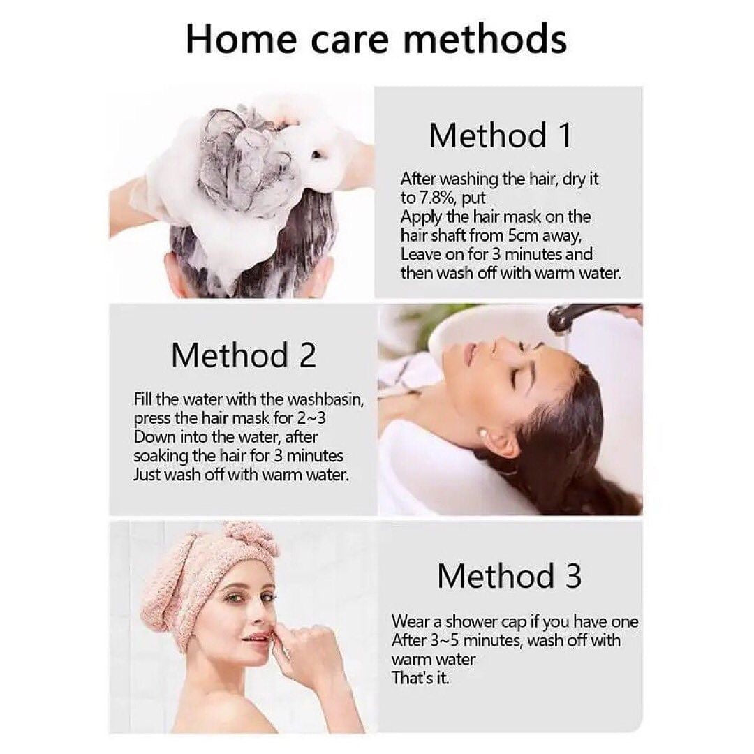 Keratin Repair Smoothing Scalp Hair Mask