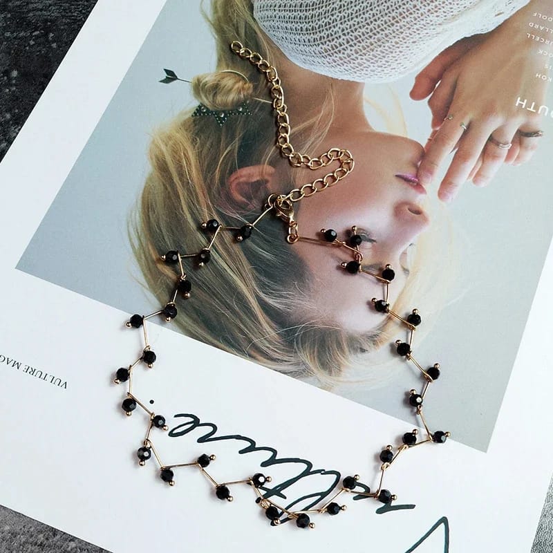Short Imitation Pearl Choker Necklace