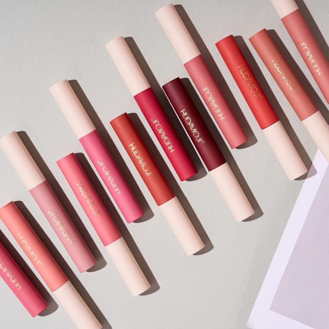 Hudamoji - 24 Hour Matte Lip Gloss Set of 12