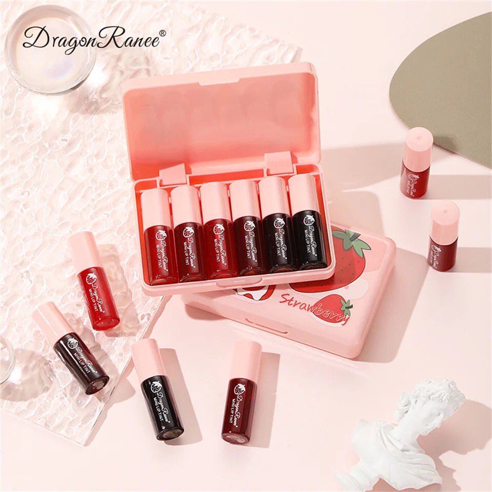 Dragon Ranee - Mini Strawberry Lip Tint Set of 6