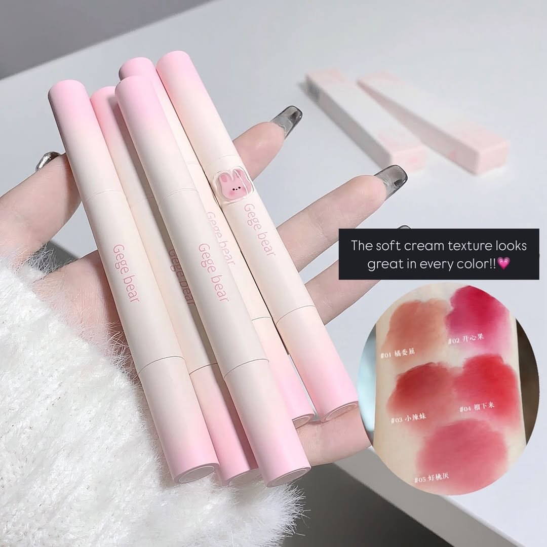 Gege Bear - Air Cushion Ponder Cream Lipstick Set of 5