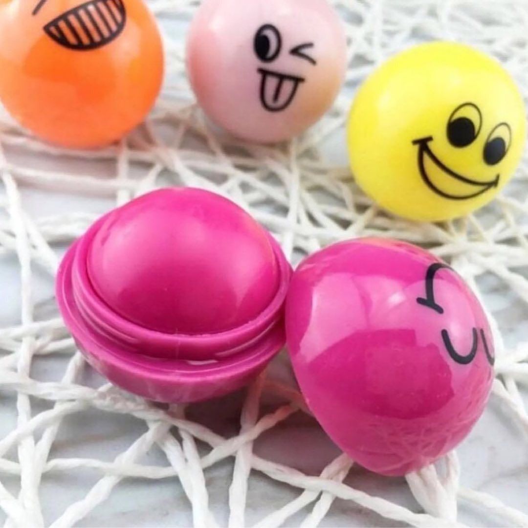 Emoji Transparent Lip Balm Lip Moisturizing Emoji Balm