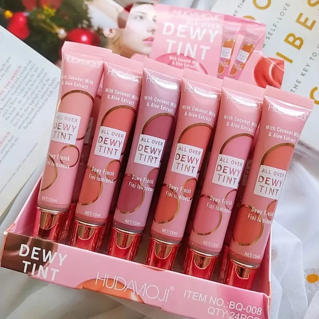Hudamoji - All Over Dewy Liquid Tube Blush Set of 6