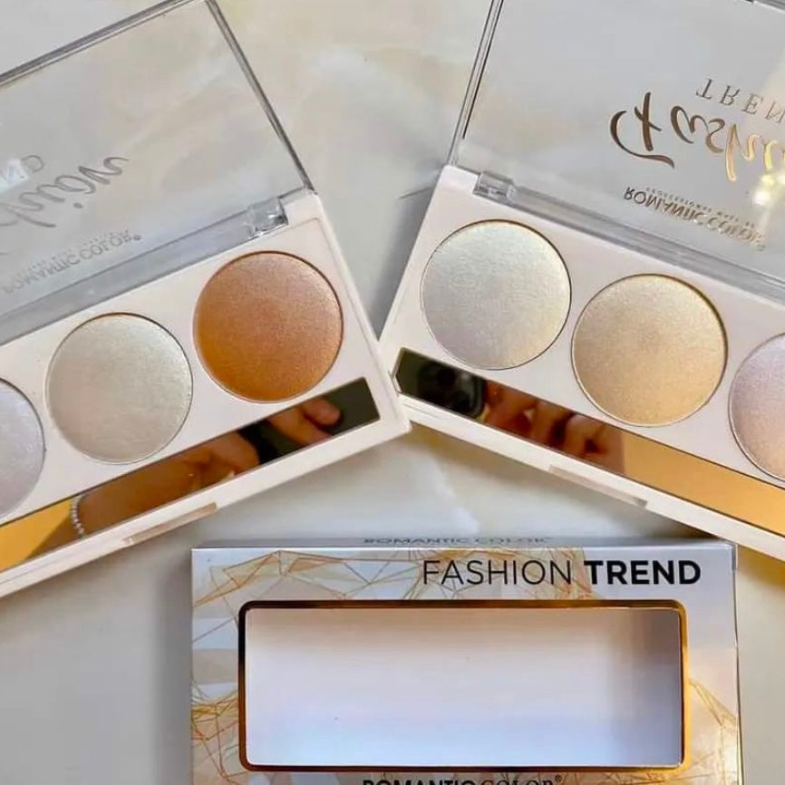 Mocallure - 3 Colors Highly Pigmented Highlighter Kit