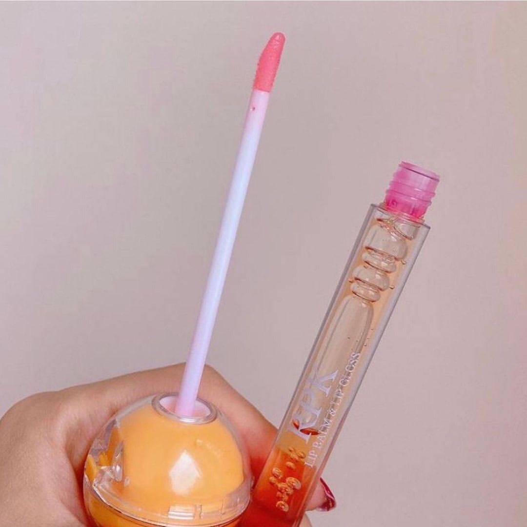 2 in 1 Kawaii Candy Lollipop Lip Gloss & Balm