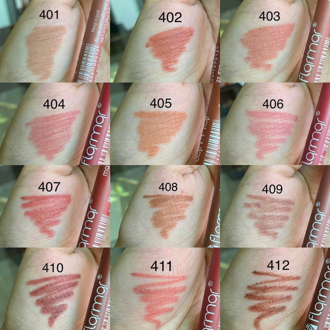 Flormar - Jumbo Matte Nude Lip Liner Set of 12