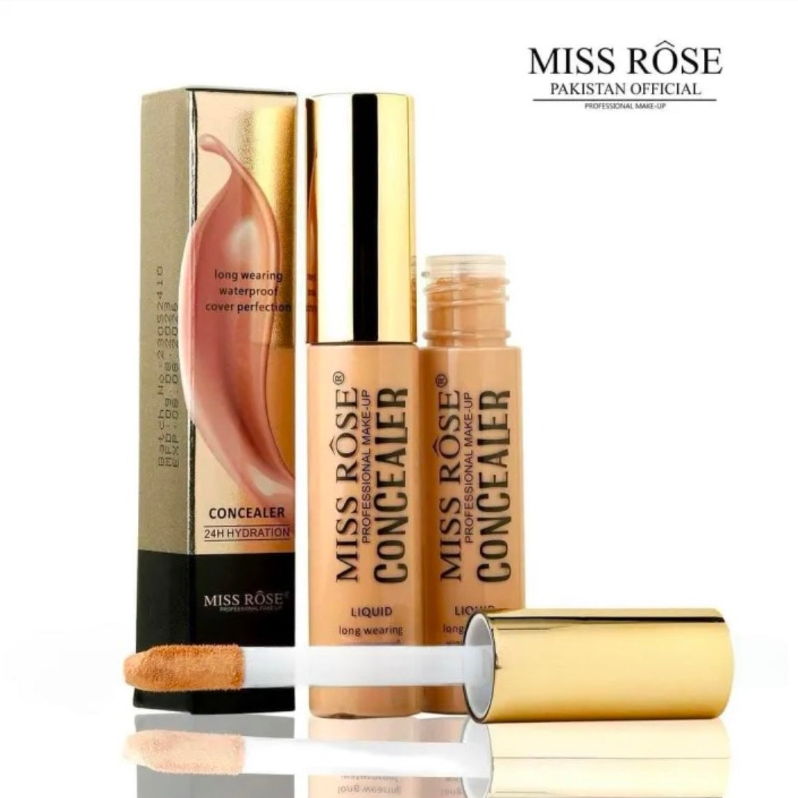 Miss Rose - Perfect Cover 24H Hydrating Concealer 15ml
