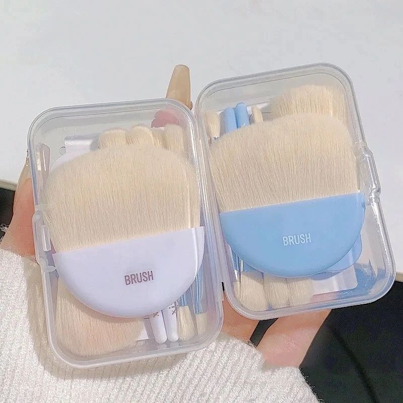 Kawaii Mini Travel Soft Makeup Brushes Set of 6