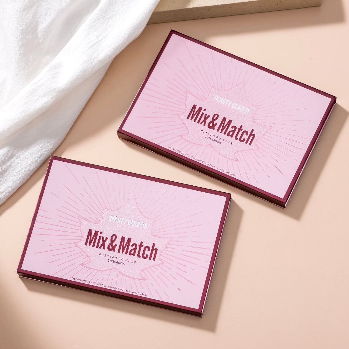 68 Colors Mix & Match Matte Glitter & Shimmer Eyeshadow Palette