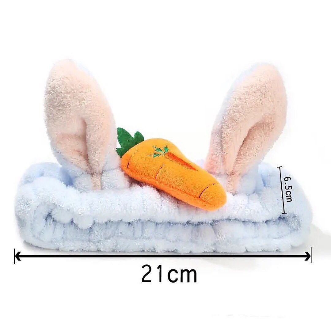 Lovely Rabbit Ear Carrot High Elastic Headband