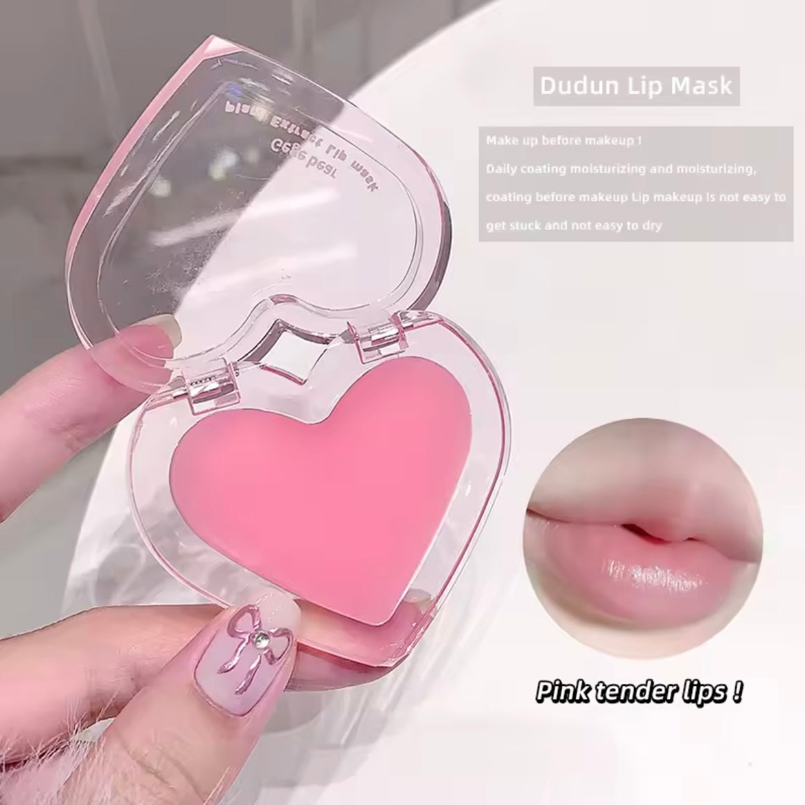 Gege Bear - Plant Extract Heart Lip Care Set of 2