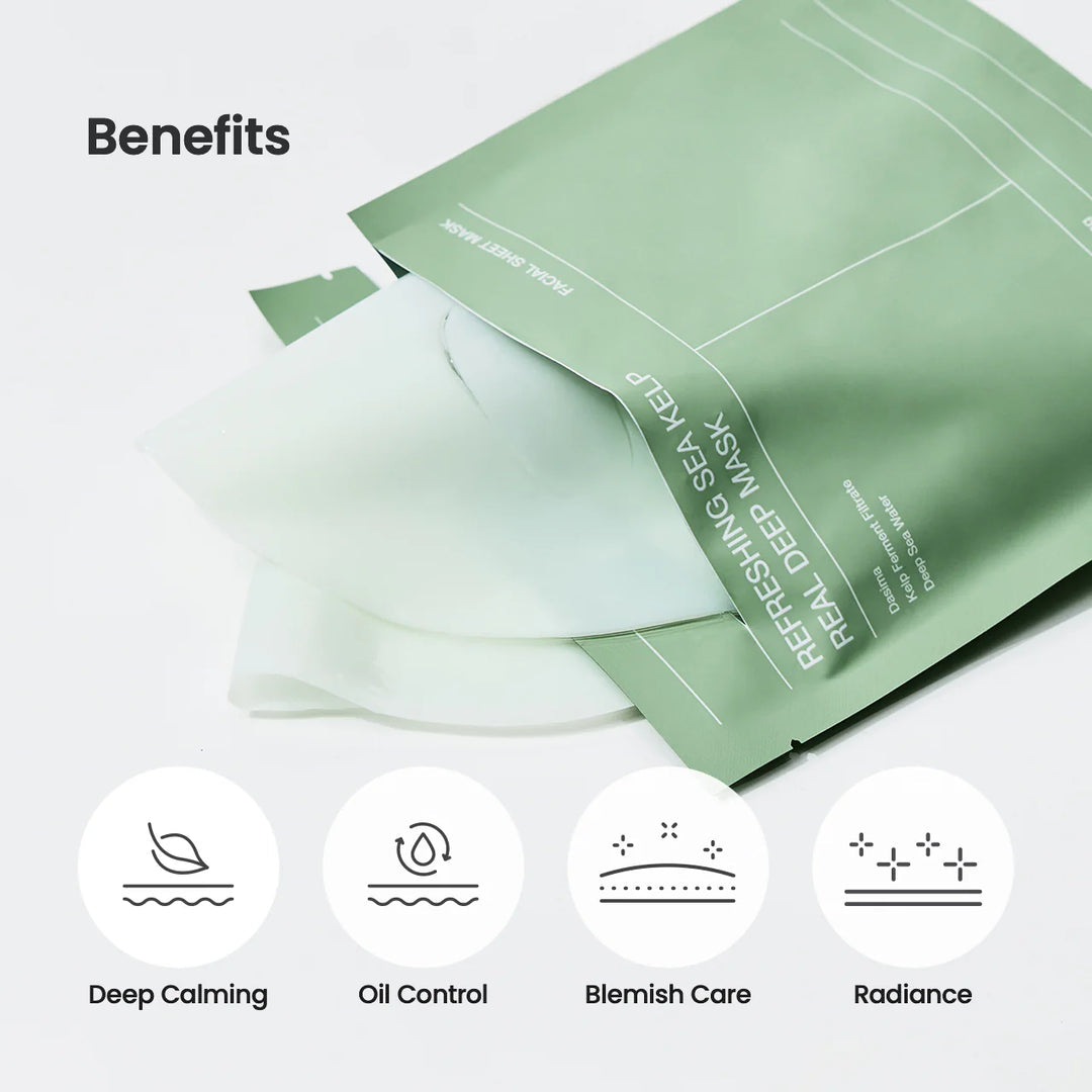Biodance - Refreshing Sea Kelp Real Deep Mask Set of 4