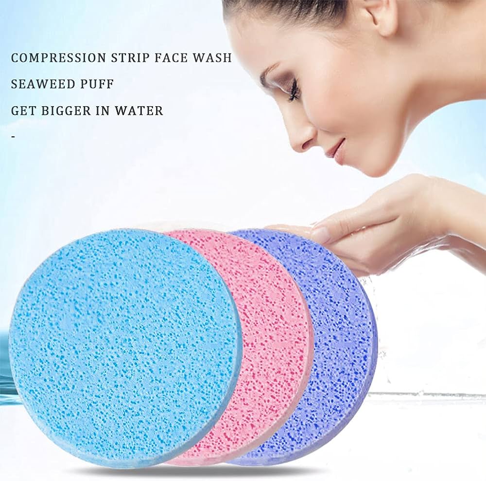 Compressed Magic Facial Sponge Set of 12