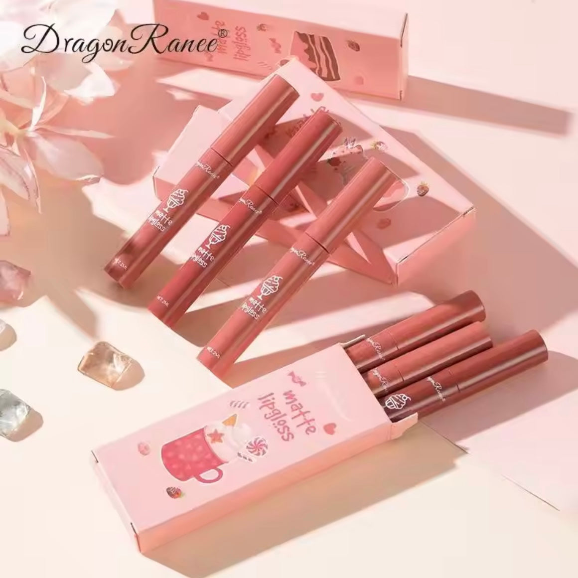 Dragon Ranee - Snack Matte Lip Gloss Set of 3