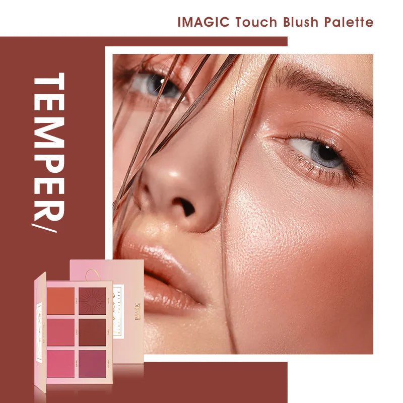 IMAGIC - 6 Color Touch Professional Blush Palette