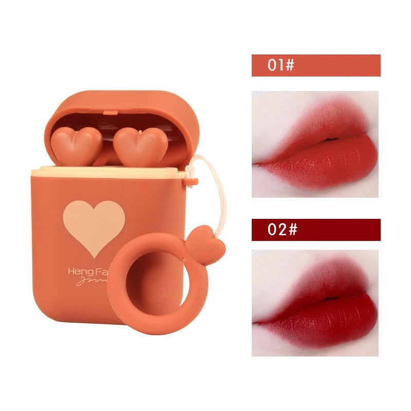 Heng Fang - Airpods Smooth Matte Lipsticks Set of 2