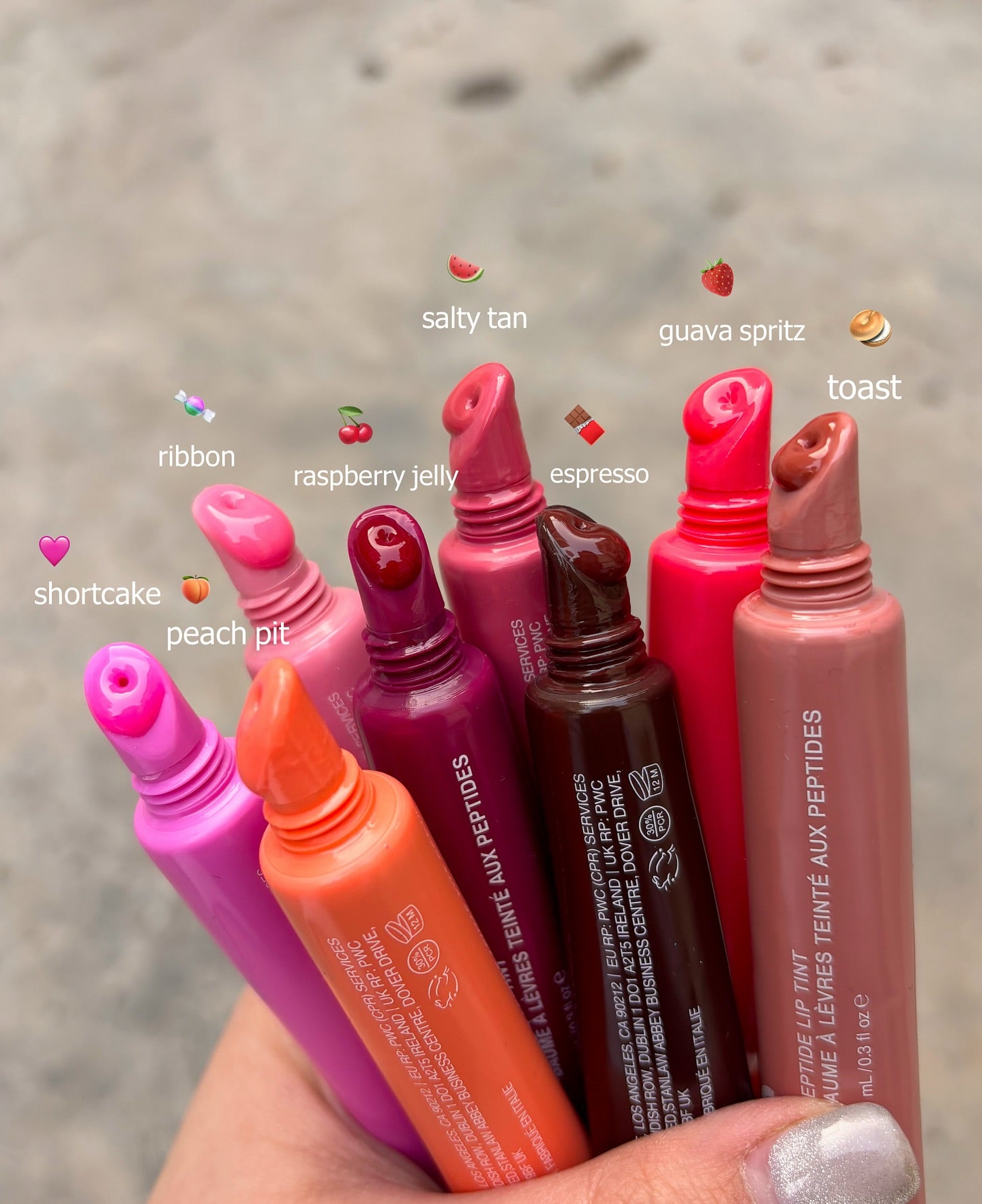 8pcs Rhode Peptide Lip Tints