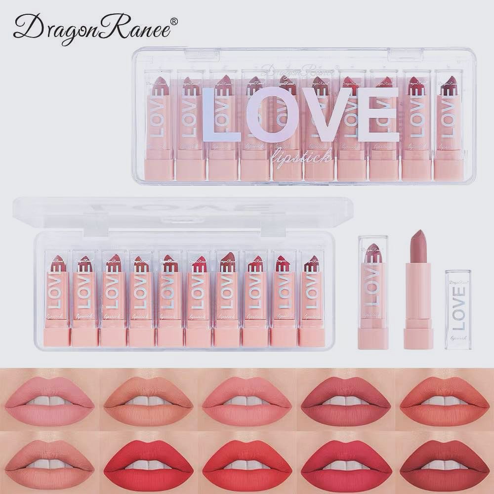 Dragon Ranee - Mini Velvet Lipstick Set of 10