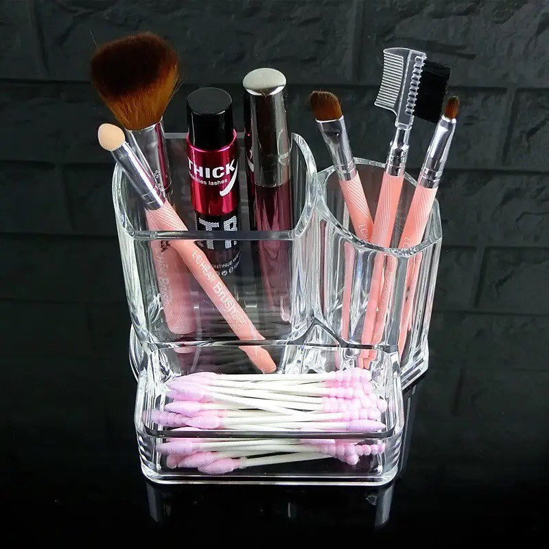 Transparent Acrylic Brush Organizer