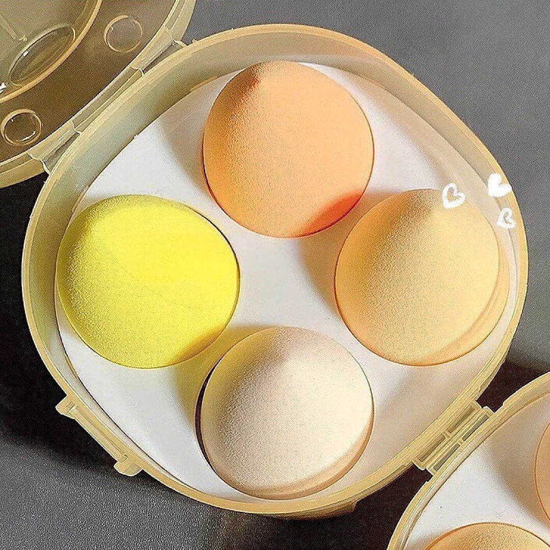 Professional Makeup Sponge Cartoon Box Set of 4