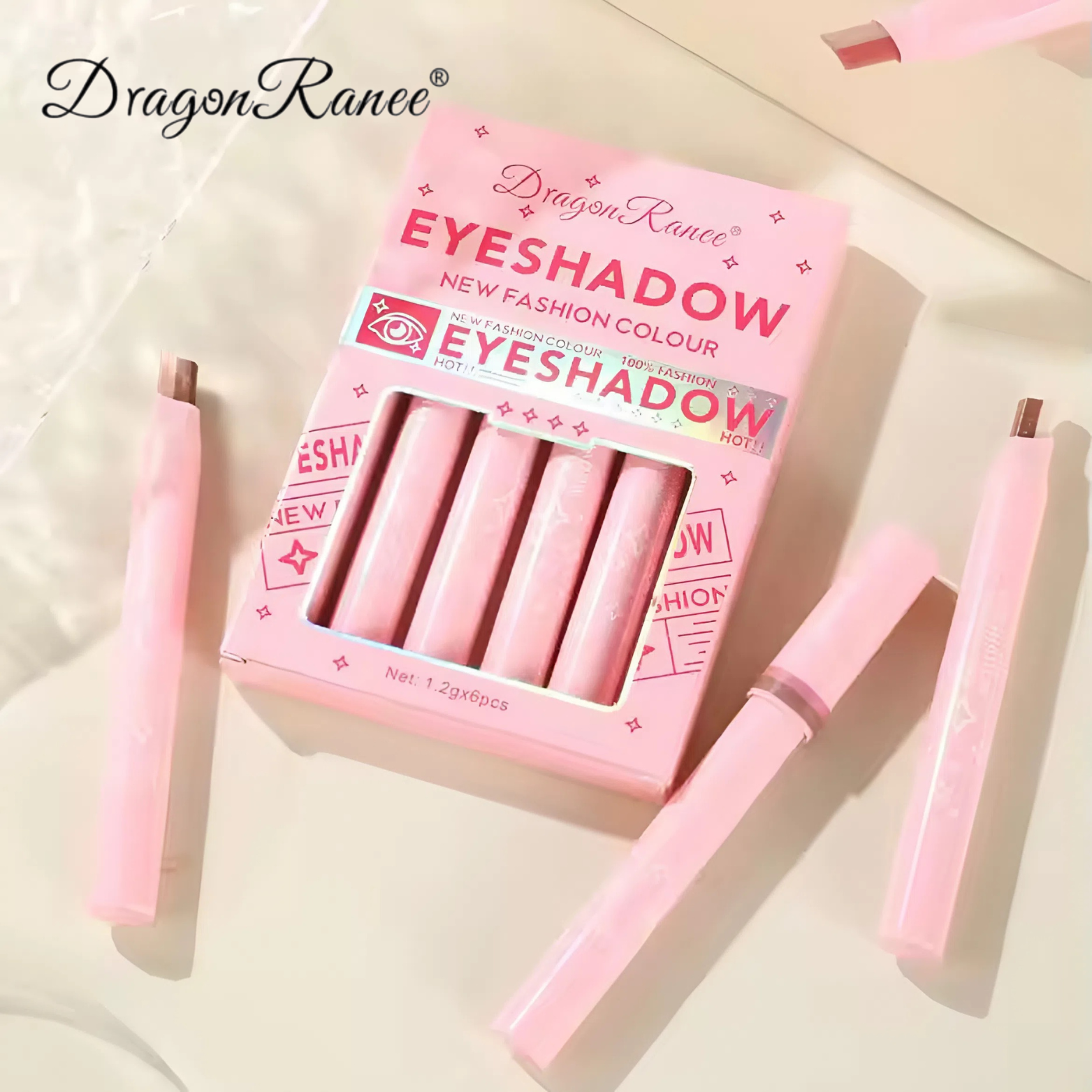 Dragon Ranee - 2 in 1 Delicate Eyeshadow Stick Set of 6