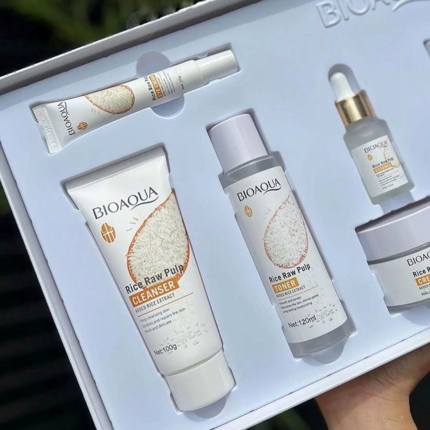 Bioaqua - 6 Step Rice Raw Pulp Facial Skin Care Set