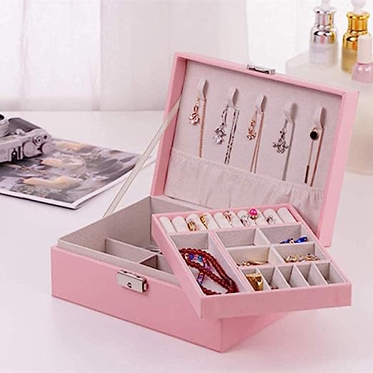 Travel Jewelry Leather Organizer