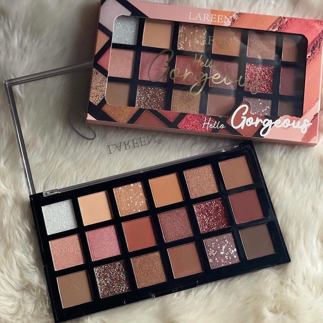 Lareen - 18 Color Hello Gorgeous Matte & Shimmer Eyeshadow Palette