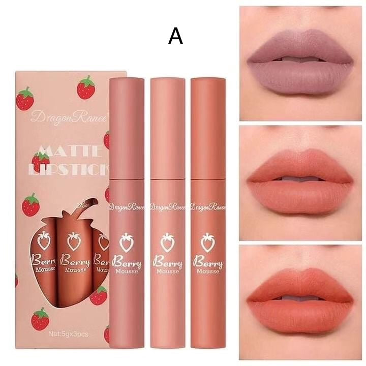 Dragon Ranee - Strawberry Sweet Lip Gloss Set of 3