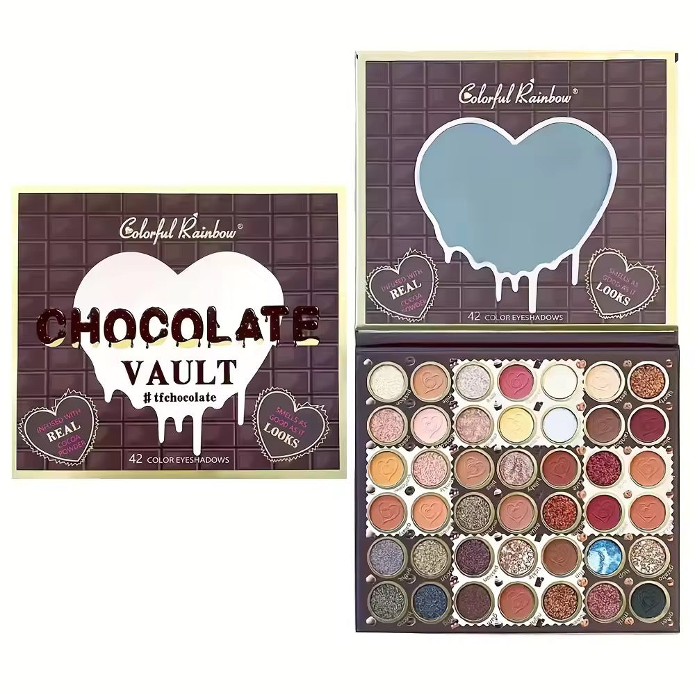 Colorful Rainbow - 42 Color Chocolate Eyeshadow Palette