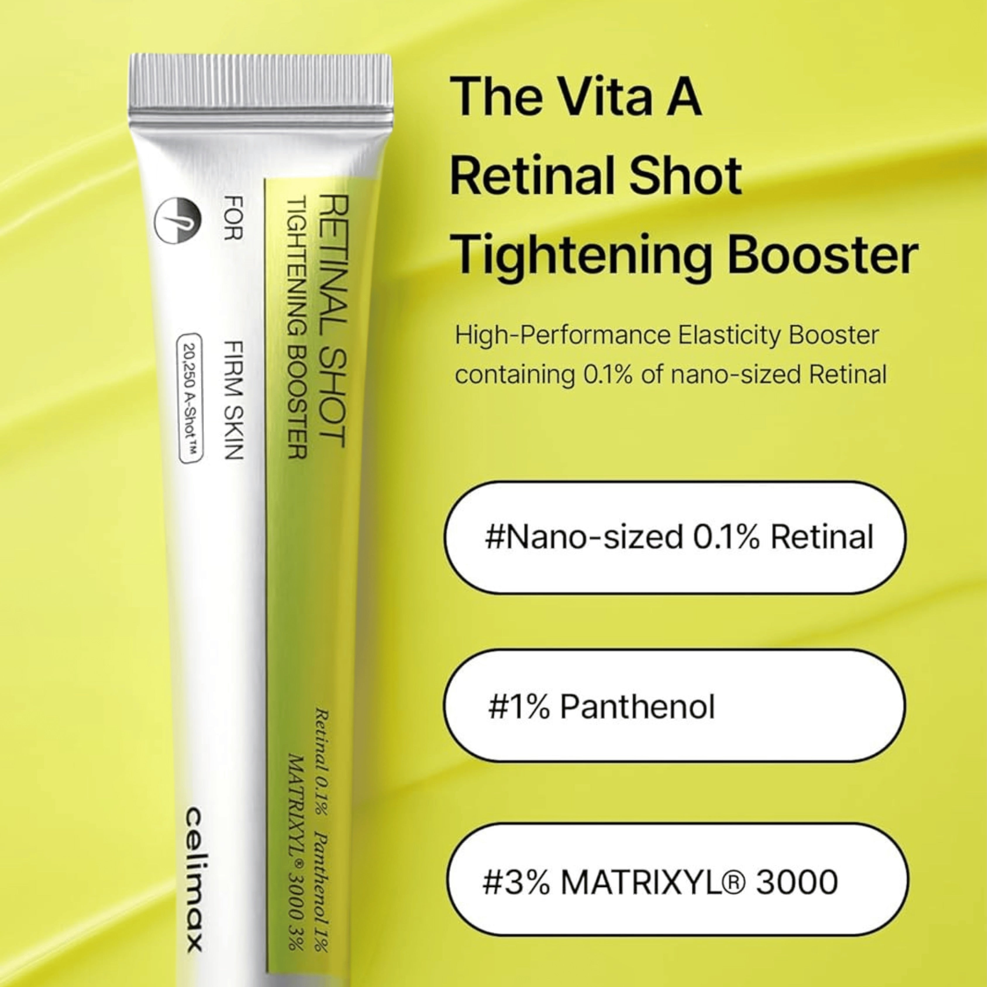 Celimax - The Vita A Retinol Shot Tightening Booster Serum - 15ml