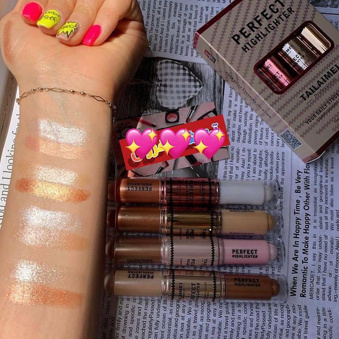 Double Sided Silkworm Highlighter Brightening Stick