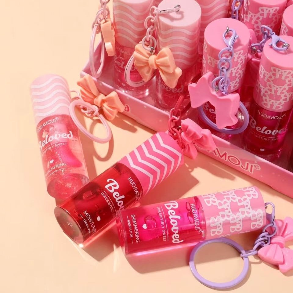 Hudamoji - Beloved Bow Mirror Lip Gloss Set of 6