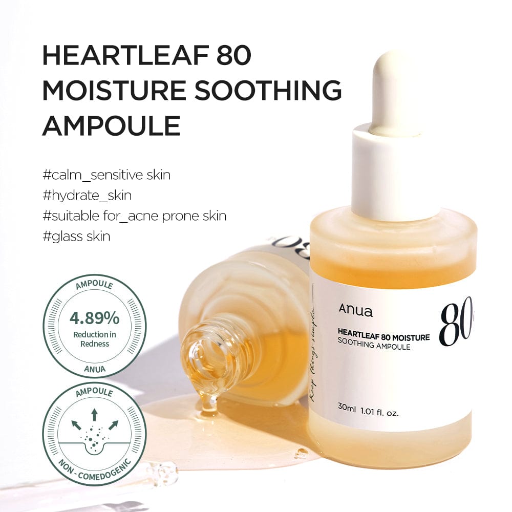 Anua Heartleaf 80% Soothing Ampoule - 30ml
