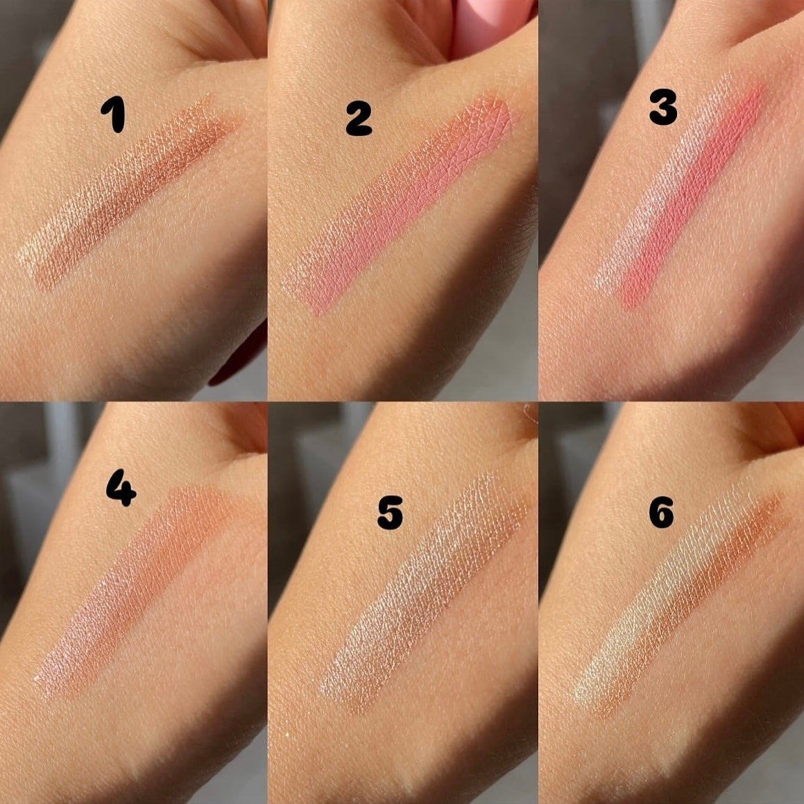 Dragon Ranee - 2 in 1 Delicate Eyeshadow Stick Set of 6